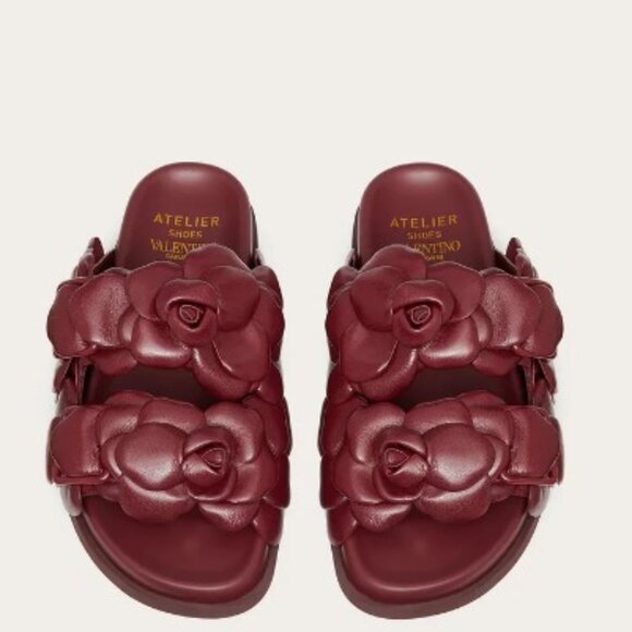 VALENTINO GARAVANI ATELIER 03 ROSE EDITION SLIDE SANDALS SIZE 36.5 NWT NIB - Picture 3 of 6